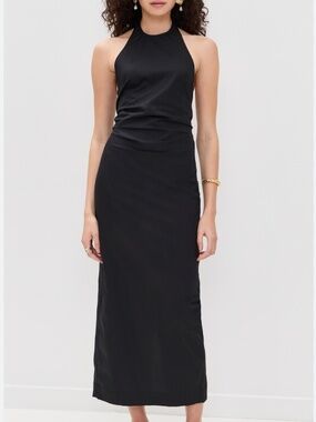 Enza Costa Poplin Halter Dress